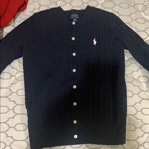 Girls Ralph Lauren Cable Knit Sweater